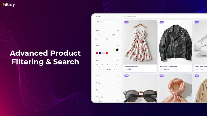 Filtrify Product Search Filter