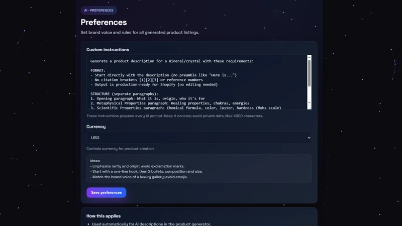CelestialForge AI Product Page