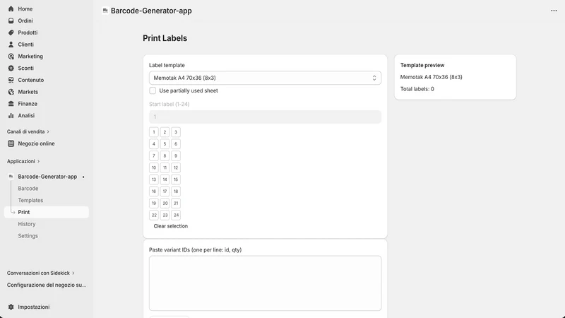 Barcode Generator