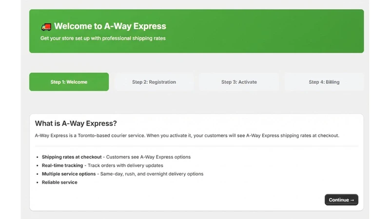 A‑Way Express Courier