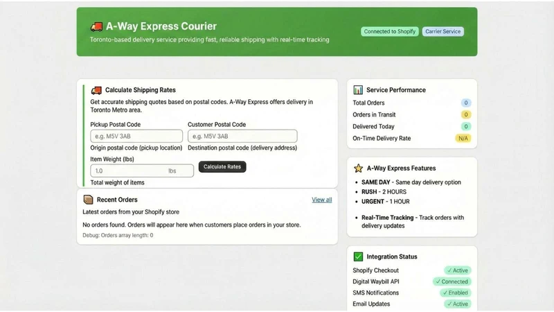 A‑Way Express Courier
