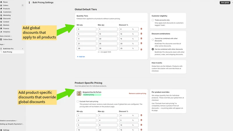 BulkOrder Pro — Volume Selling