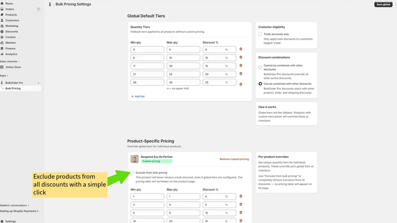 BulkOrder Pro — Volume Selling