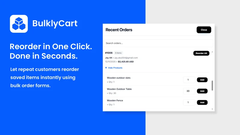 BulklyCart ‑ Wholesale Portal