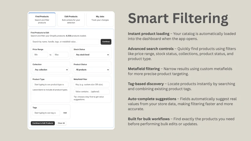 Batchwise: Tags & Metafields