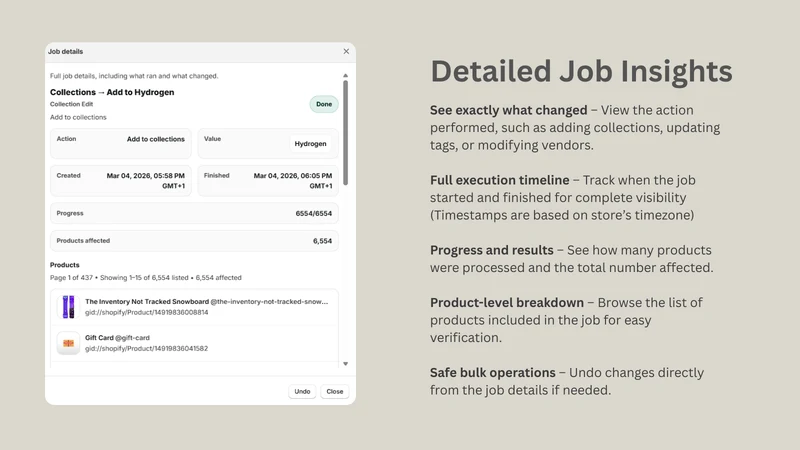 Batchwise: Tags & Metafields