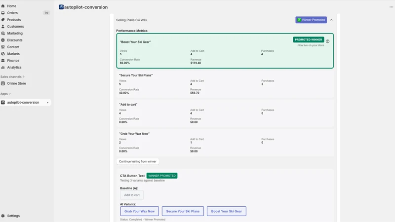 Autopilot Conversions
