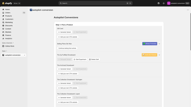 Autopilot Conversions