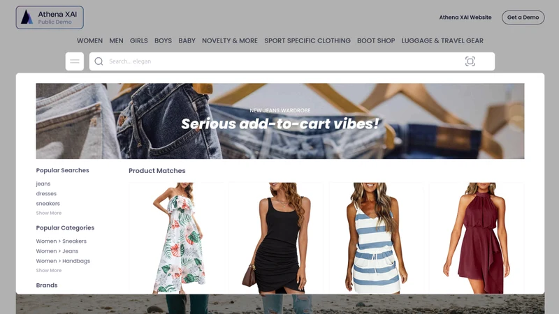 Athena XAI Search