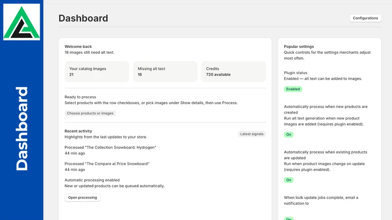 Altly: AI Alt Text & Image SEO