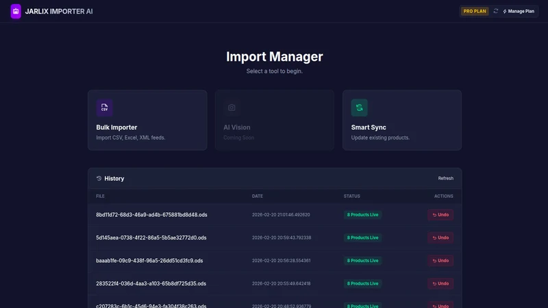 Jarlix ‑ AI Product Importer
