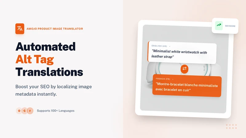 Amojo Product Image Translator