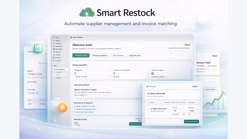Smart Restock: PDF Invoices