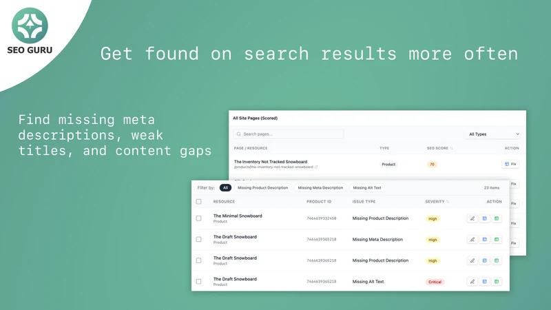 SEO Guru AI SEO & Image Speed