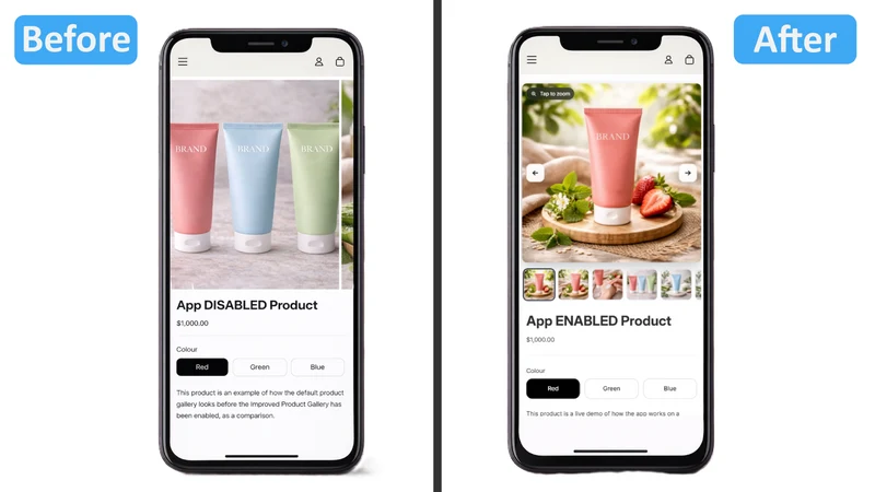 Improved Product Gallery