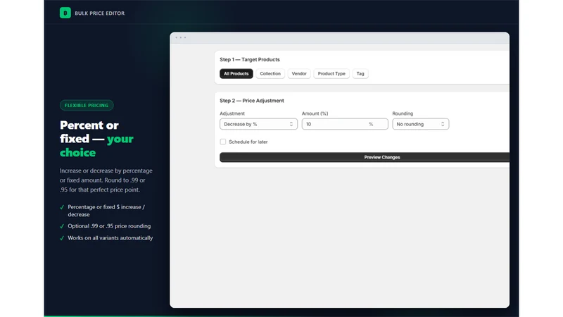 Bulk Price Editor