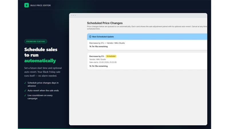 Bulk Price Editor