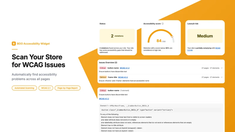 BOO Accessibility Widget ADA