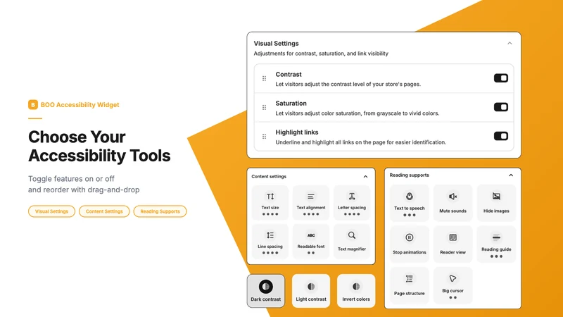 BOO Accessibility Widget ADA