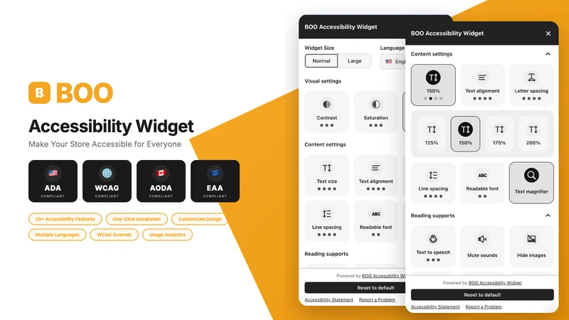 BOO Accessibility Widget ADA