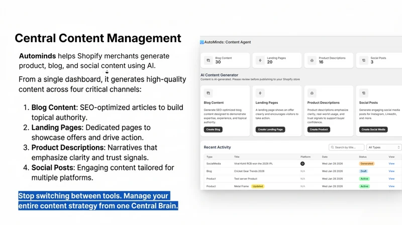 AutoMinds: Content Agent