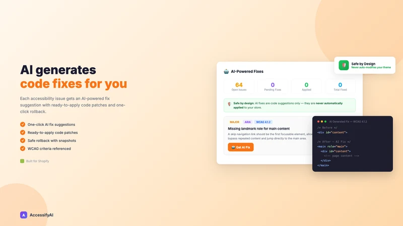 AccessifyAI: Accessibility