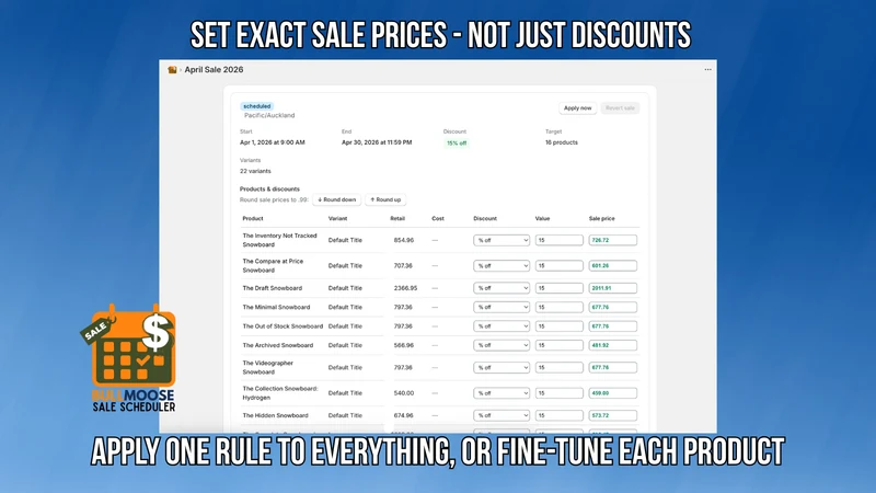 Sales Scheduler by BullMoose