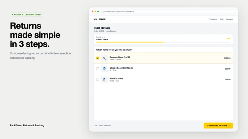 PackFlow ‑ Returns | Exchange