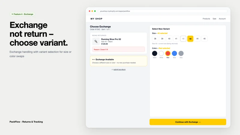 PackFlow ‑ Returns | Exchange