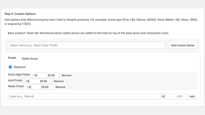 Wyser Component Builder