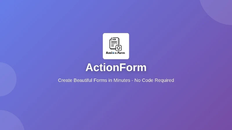 Action Forms