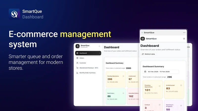 Smart Que: Order Management