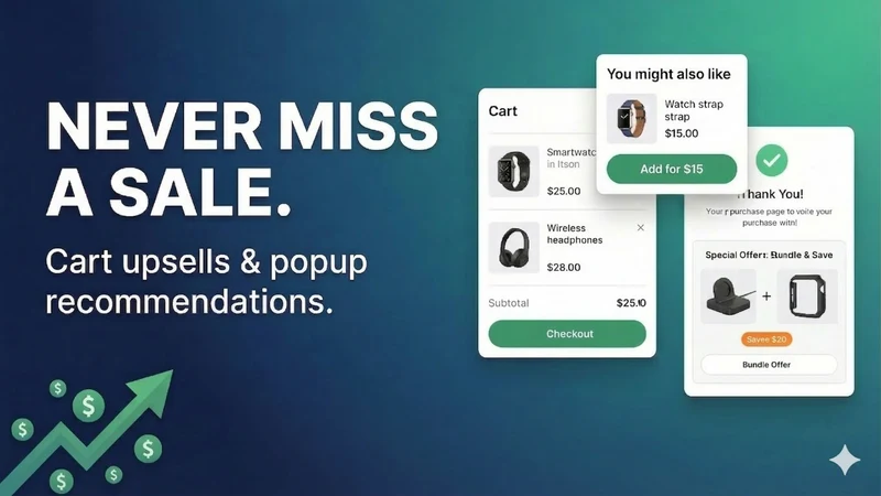 Smart Upsells and Bundles