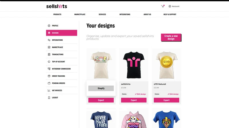 sellshirts
