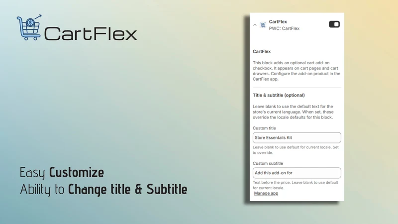 PWC : CartFlex