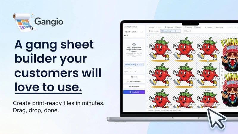 Gangio DTF Gang Sheet Builder