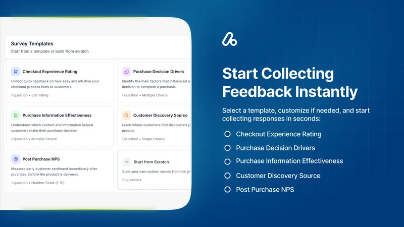 Analyzify Purchase Surveys