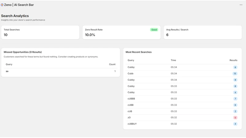 AI Search & Filter