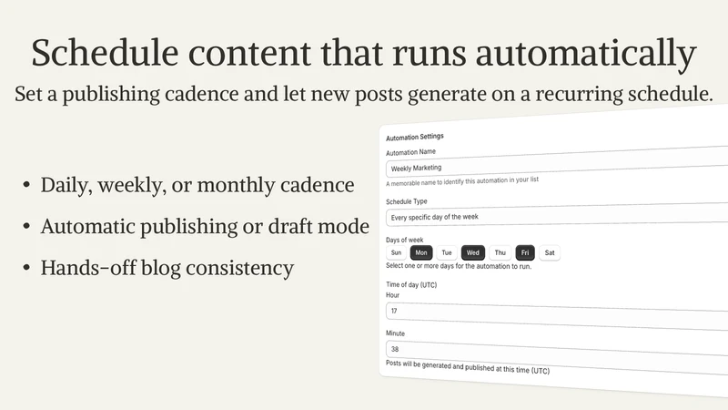 Supra Blog Automation
