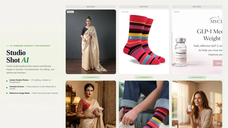 StudioShot – AI Product Photos