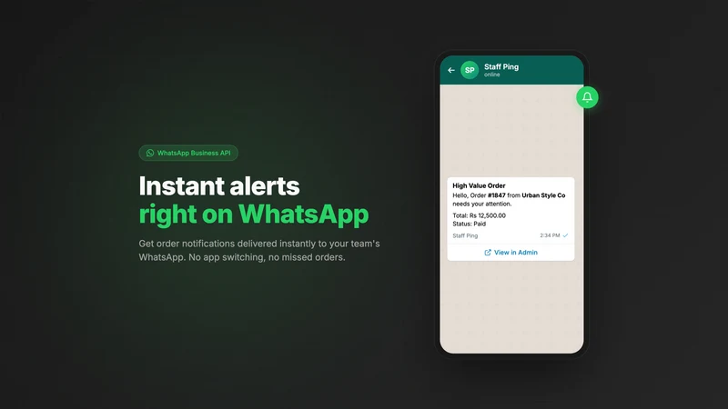 StaffPing Order Notifications