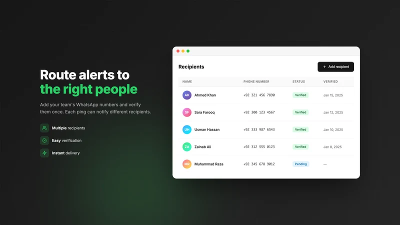 StaffPing Order Notifications