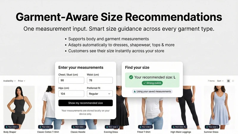 SizeMind – Size Charts & Fit