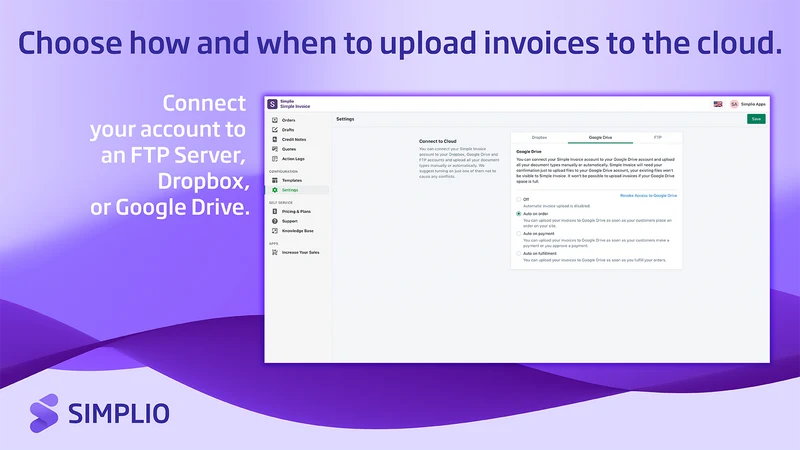 Simple Invoice ‑ Order Printer