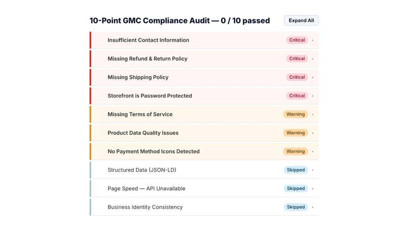 ShieldKit: Google Merchant Fix