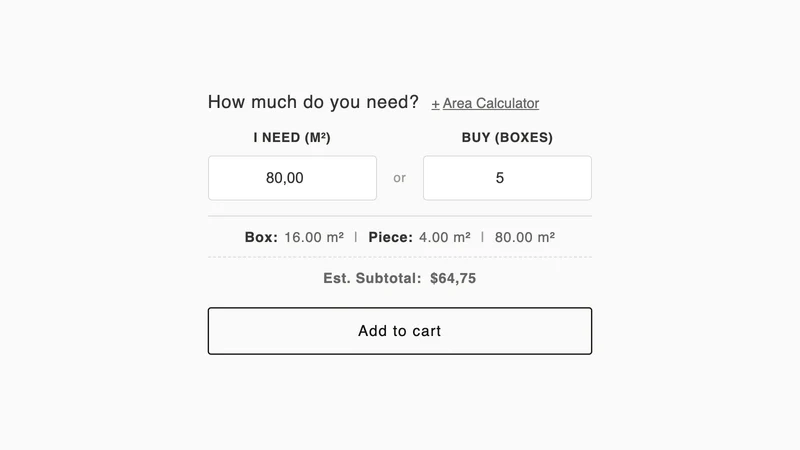 Smart Area & Tile Calculator