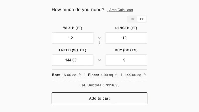 Smart Area & Tile Calculator