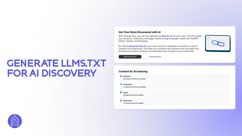 Sitemap Manager NoIndex & LLMs