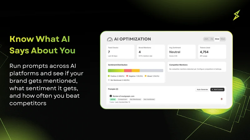 Shoptank: See Your AI Rank