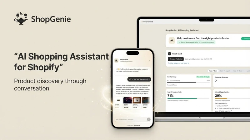 ShopGenie: AI Search & Support